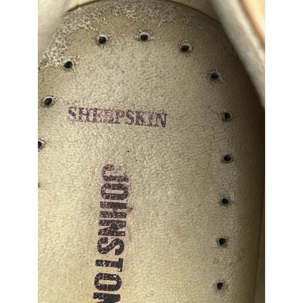Johnston & Murphy Fisherman‎ Sheepskin Leather Sandals Tan Gladiator Men's 9M
